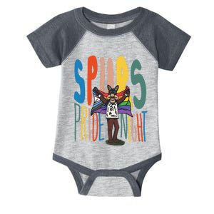 San Spurs Pride Night Infant Baby Jersey Bodysuit