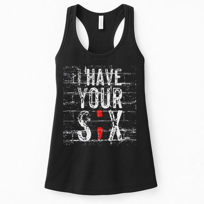 Semicolon Suicide Prevention I Have Your Six Military Saying Womens Tank Top