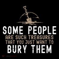 Sarcastic Some People Are Such Treasures Funny Dark Humor 16 in Basic Backpack