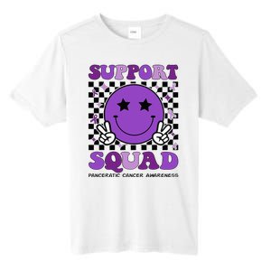 Support Squad Purple Ribbon Pancreatic Cancer Awareness Tall Fusion ChromaSoft Performance T-Shirt