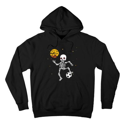 Skeleton Soccer Player Halloween Hoodie