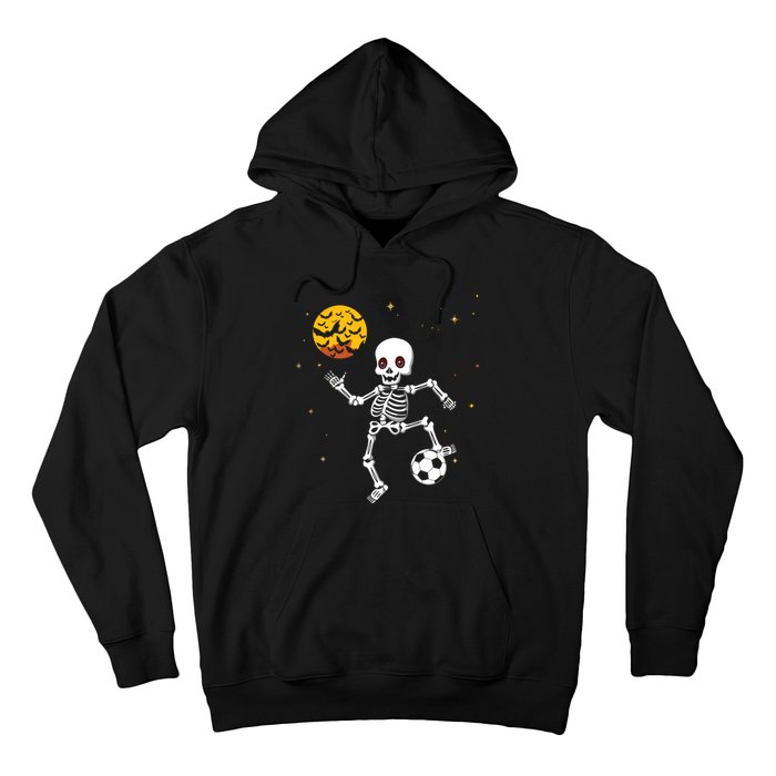 Skeleton Soccer Player Halloween Hoodie