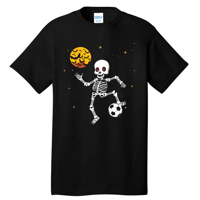 Skeleton Soccer Player Halloween Tall T-Shirt