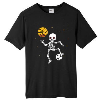 Skeleton Soccer Player Halloween Tall Fusion ChromaSoft Performance T-Shirt