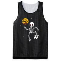 Skeleton Soccer Player Halloween Mesh Reversible Basketball Jersey Tank