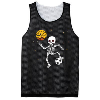 Skeleton Soccer Player Halloween Mesh Reversible Basketball Jersey Tank