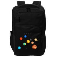 Solar System Planets Sun Space And Science Impact Tech Backpack