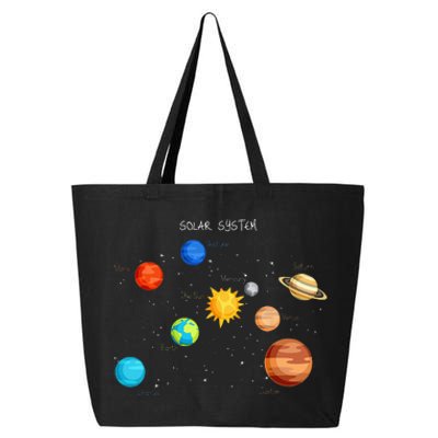 Solar System Planets Sun Space And Science 25L Jumbo Tote