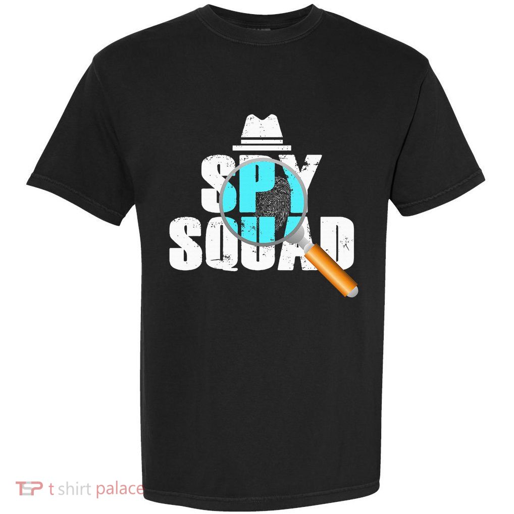 Spy Squad Police Crime Investigator Private Detective Team Garment-Dyed Heavyweight T-Shirt