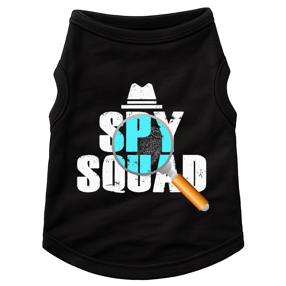 Spy Squad Police Crime Investigator Private Detective Team Doggie Tank