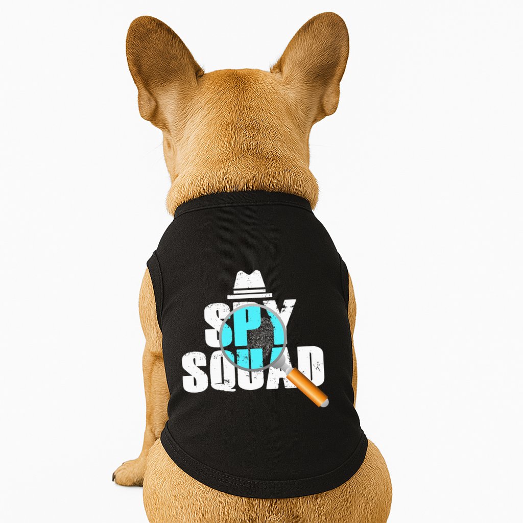 Spy Squad Police Crime Investigator Private Detective Team Doggie Tank
