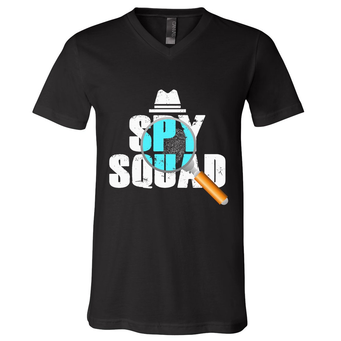 Spy Squad Police Crime Investigator Private Detective Team V-Neck T-Shirt