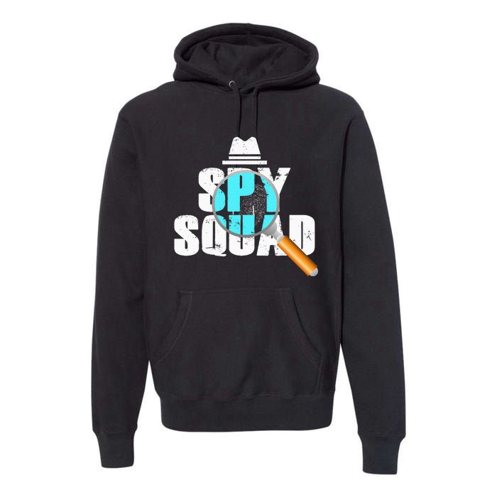 Spy Squad Police Crime Investigator Private Detective Team Premium Hoodie