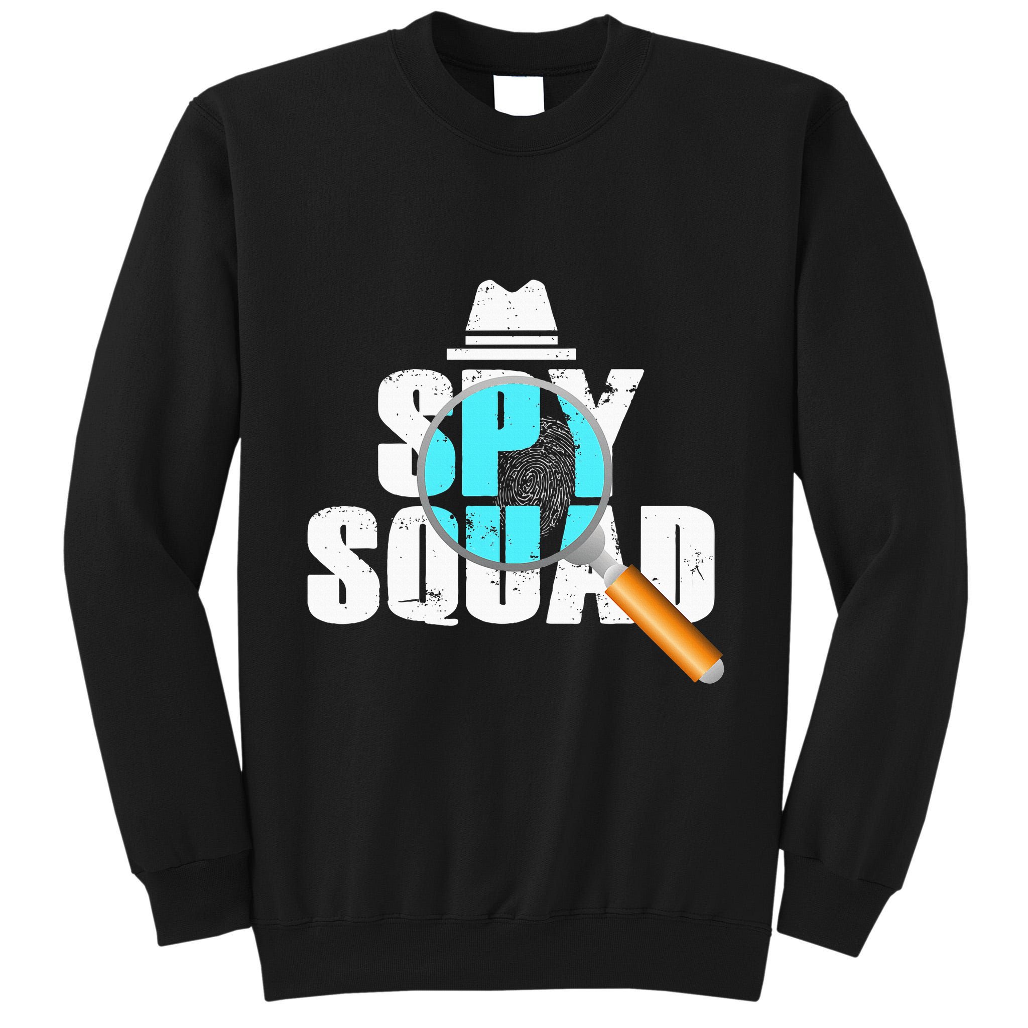 Spy Squad Police Crime Investigator Private Detective Team Tall Sweatshirt