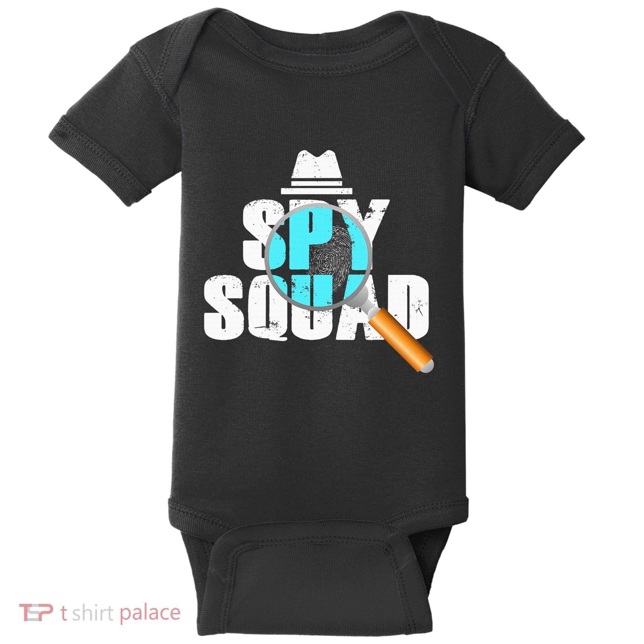 Spy Squad Police Crime Investigator Private Detective Team Baby Bodysuit