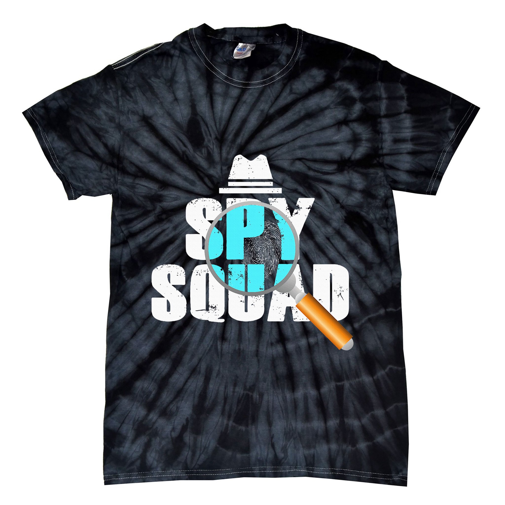 Spy Squad Police Crime Investigator Private Detective Team Tie-Dye T-Shirt