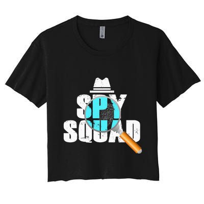 Spy Squad Police Crime Investigator Private Detective Team Crop Top