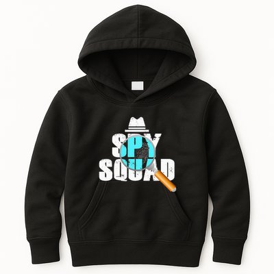 Spy Squad Police Crime Investigator Private Detective Team Kids Hoodie