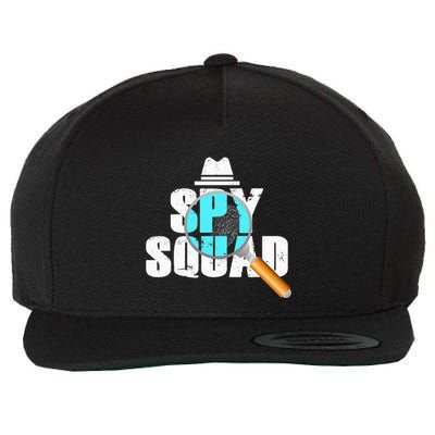 Spy Squad Police Crime Investigator Private Detective Team Wool Snapback Cap