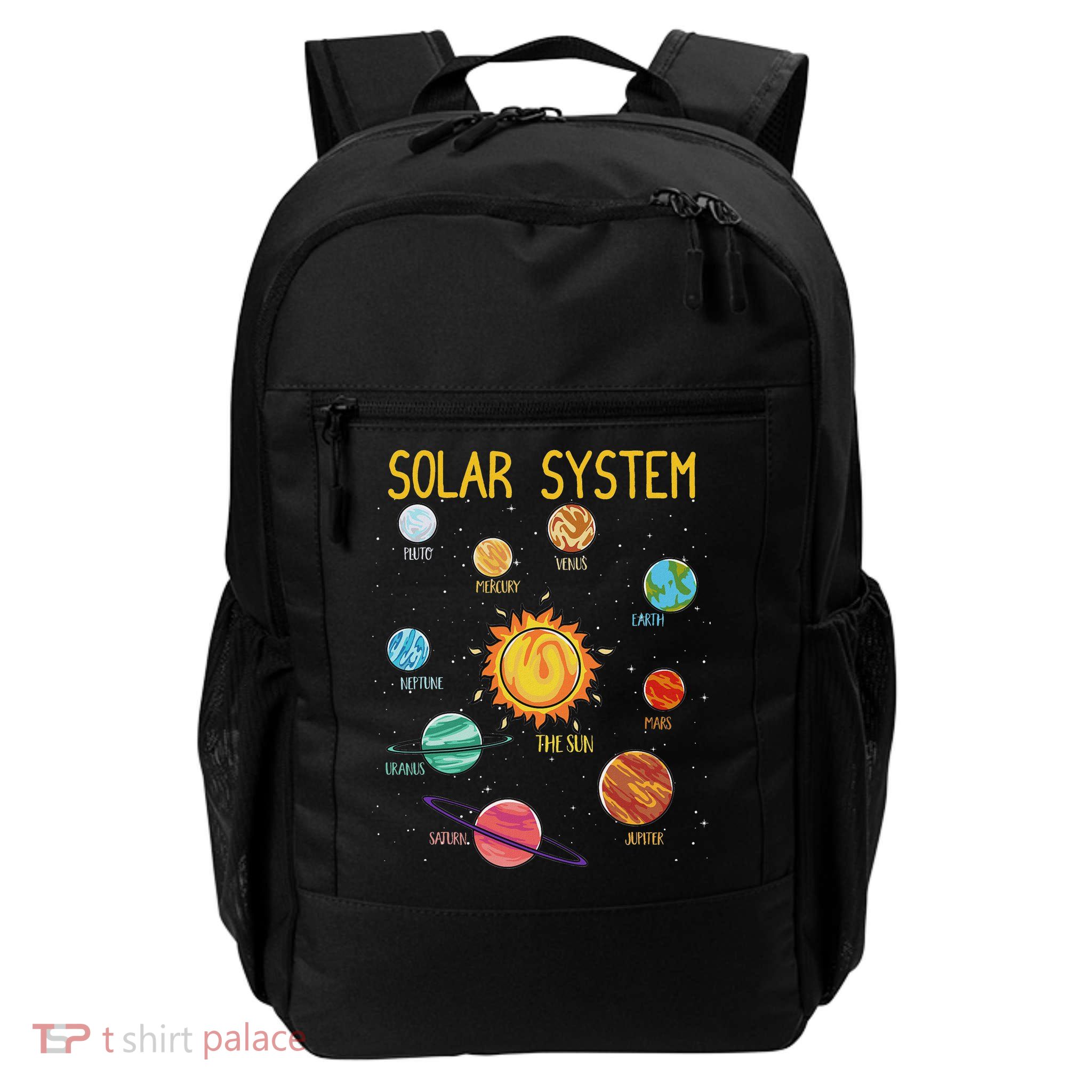 Solar System Planets Science Space Daily Commute Backpack