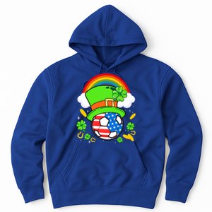 Soccer St Patricks Day Usa Flag Rainbow Shamrock Clover Meaningful Gift Hoodie