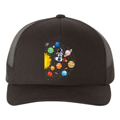 Solar System Planets Science Space Astronaut Universe Galaxy Yupoong Adult 5-Panel Trucker Hat