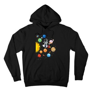 Solar System Planets Science Space Astronaut Universe Galaxy Hoodie