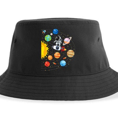 Solar System Planets Science Space Astronaut Universe Galaxy Sustainable Bucket Hat