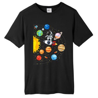 Solar System Planets Science Space Astronaut Universe Galaxy Tall Fusion ChromaSoft Performance T-Shirt