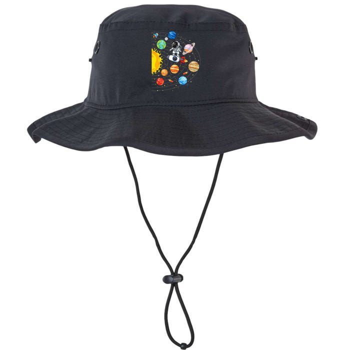 Solar System Planets Science Space Astronaut Universe Galaxy Legacy Cool Fit Booney Bucket Hat