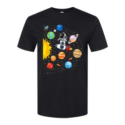 Solar System Planets Science Space Astronaut Universe Galaxy Softstyle® CVC T-Shirt