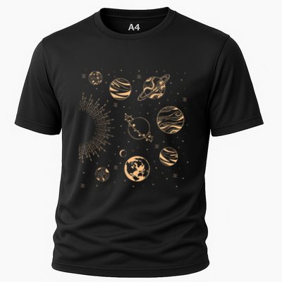 Solar System Planets Space Science Galaxy Astrology Universe Performance Shirt