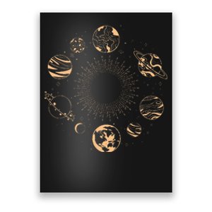 Solar System Planets Space Science Galaxy Astrology Universe Poster