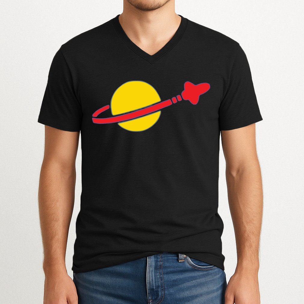 Spaceman V-Neck T-Shirt