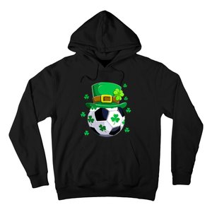 Soccer St Patricks Day Leprechaun Shamrock Hoodie