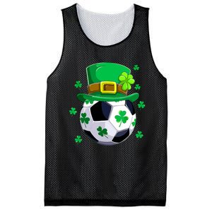 Soccer St Patricks Day Leprechaun Shamrock Mesh Reversible Basketball Jersey Tank