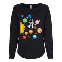 Solar System Planets Science Space Astronaut Universe Galaxy Womens California Wash Sweatshirt