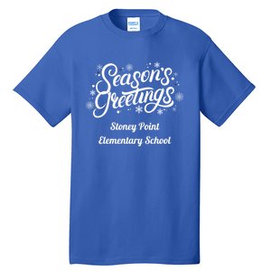 Stpes Stoney Point Eletary School Seasons Greetings Gift Tall T-Shirt