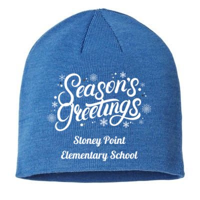 Stpes Stoney Point Eletary School Seasons Greetings Gift Sustainable Beanie