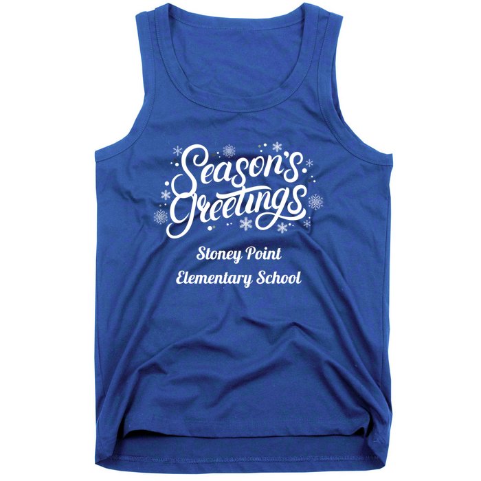 Stpes Stoney Point Eletary School Seasons Greetings Gift Tank Top