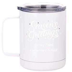 Stpes Stoney Point Eletary School Seasons Greetings Gift 12 oz Stainless Steel Tumbler Cup