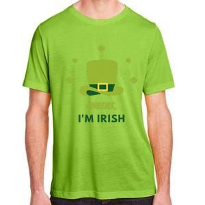 Shamrock St. Patricks Day Cheers I'm Irish Design Women Adult ChromaSoft Performance T-Shirt