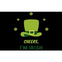 Shamrock St. Patricks Day Cheers I'm Irish Design Women Bumper Sticker