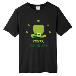 Shamrock St. Patricks Day Cheers I'm Irish Design Women Tall Fusion ChromaSoft Performance T-Shirt