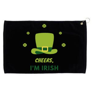 Shamrock St. Patricks Day Cheers I'm Irish Design Women Grommeted Golf Towel