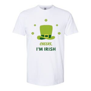 Shamrock St. Patricks Day Cheers I'm Irish Design Women Softstyle CVC T-Shirt