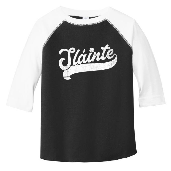 Slainte St. Patrick's Day Saint Paddy's Irish Drinking Gift Toddler Fine Jersey T-Shirt