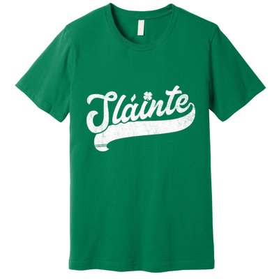 Slainte St. Patrick's Day Saint Paddy's Irish Drinking Gift Premium T-Shirt