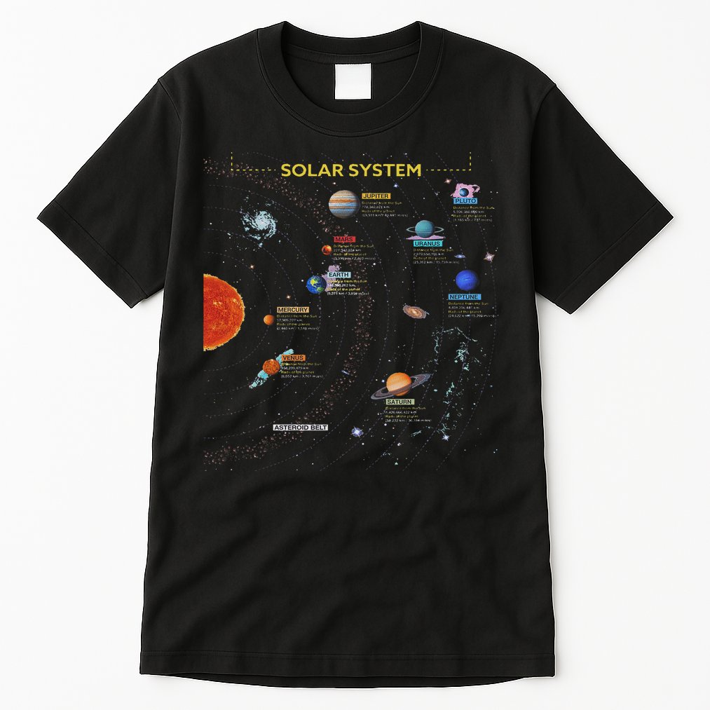 Solar System Perfect Space Enthusiasts Gift Tall T-Shirt