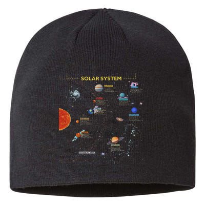Solar System Perfect Space Enthusiasts Gift Sustainable Beanie